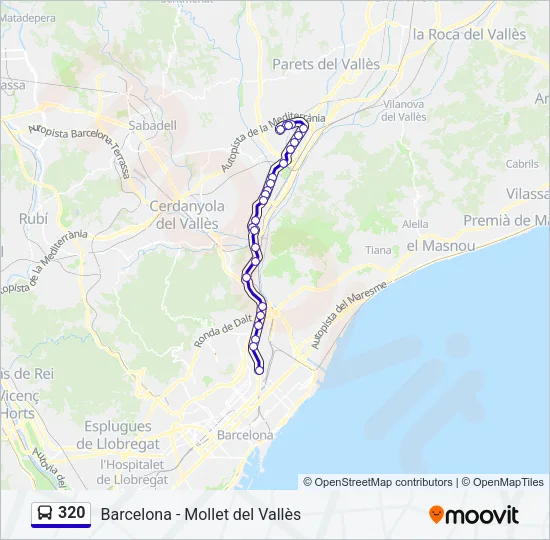 320  Line Map