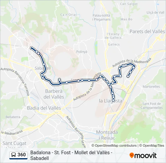 360  Line Map