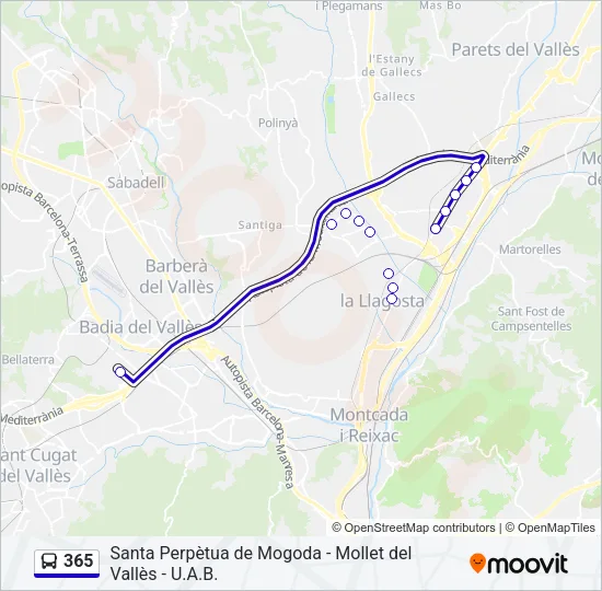 365  Line Map