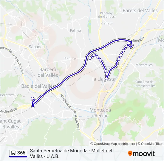 365  Line Map