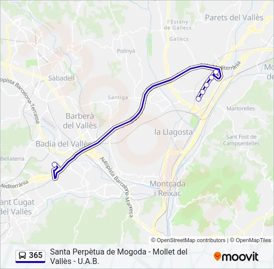 365  Line Map