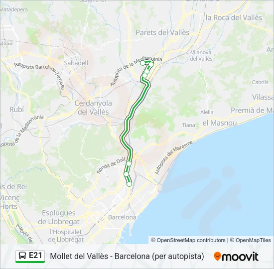 E21  Line Map