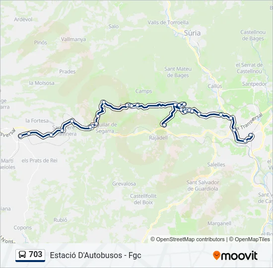703  Line Map
