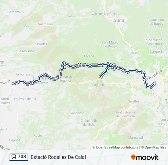703  Line Map