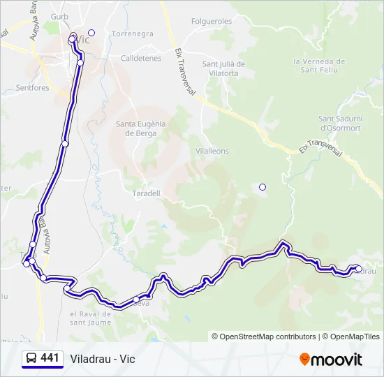 441  Line Map