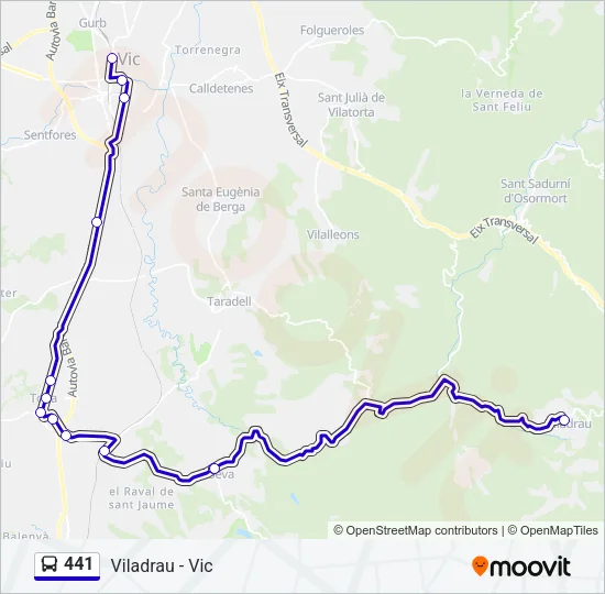 441  Line Map