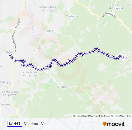 441  Line Map