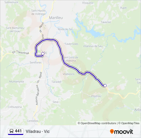 441  Line Map