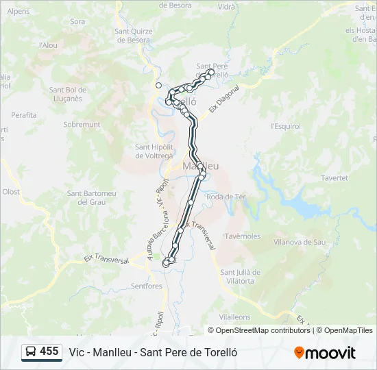 455  Line Map
