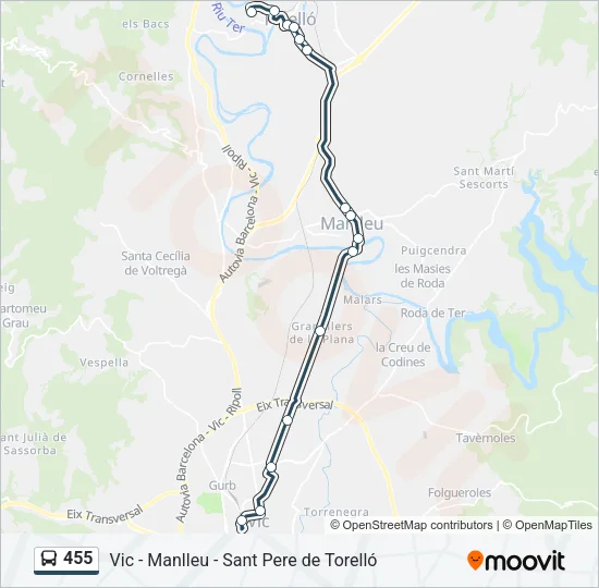 455  Line Map