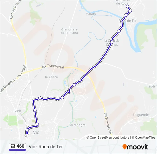 460  Line Map
