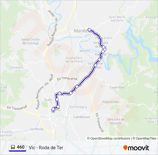 460  Line Map