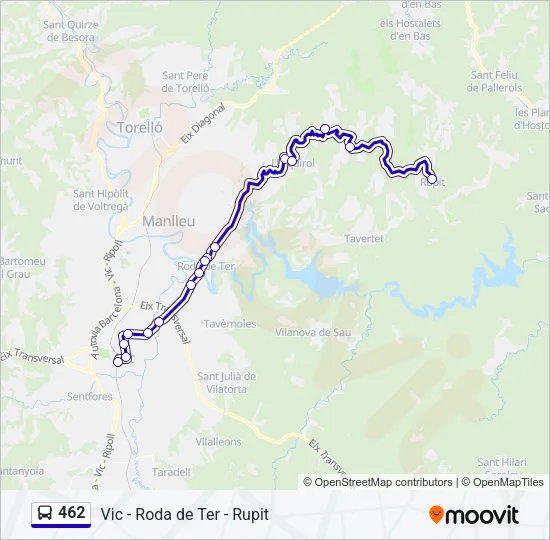 462  Mapa de línia