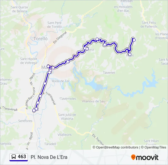 463  Line Map