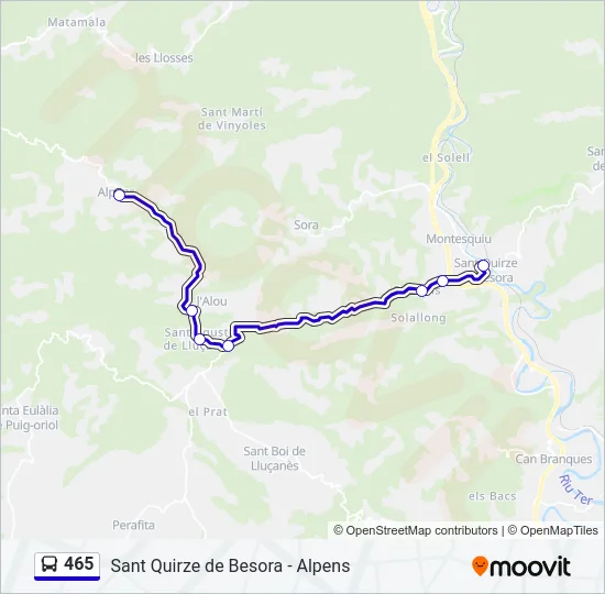 465  Line Map