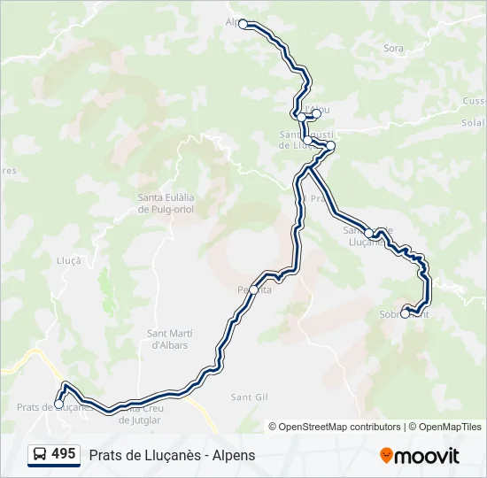495  Line Map