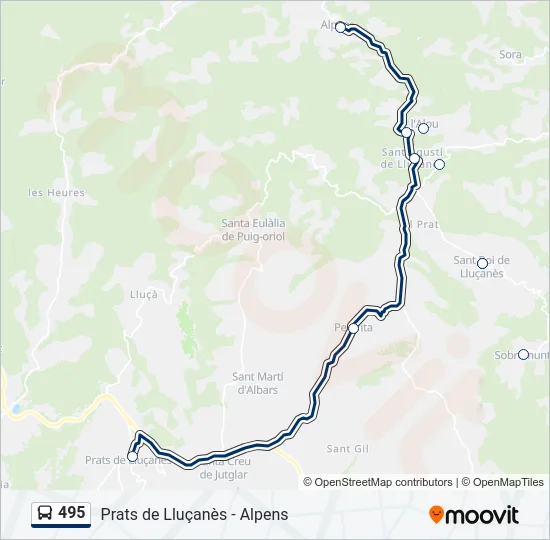 495  Line Map
