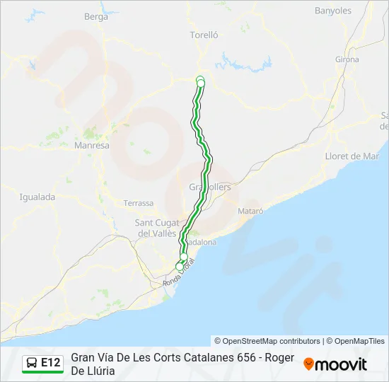 E12  Line Map