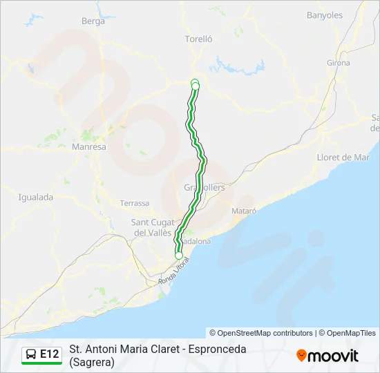 E12  Line Map