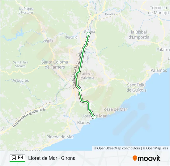 E4  Line Map