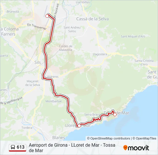 613  Line Map