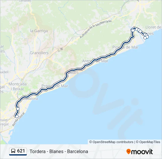 621  Line Map