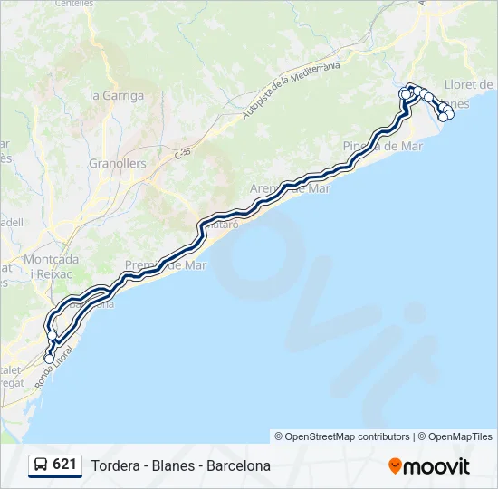 621  Line Map