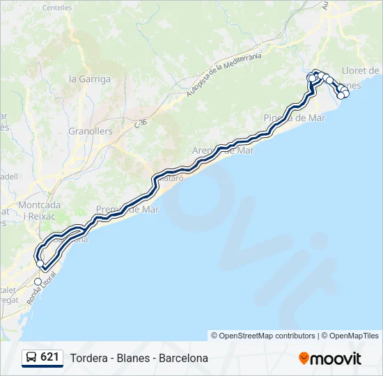 621  Line Map