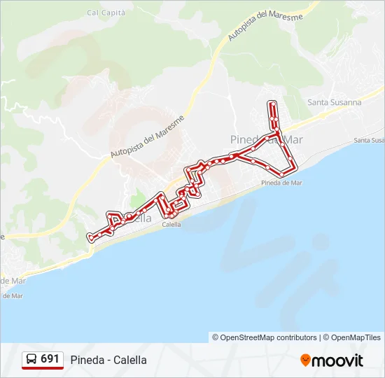 691  Line Map