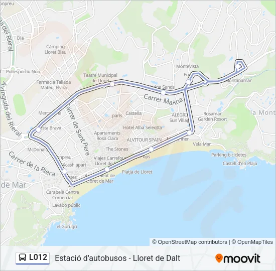 L012  Line Map