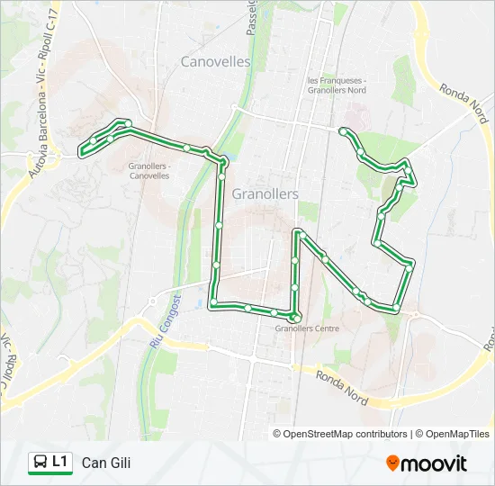 L1  Line Map