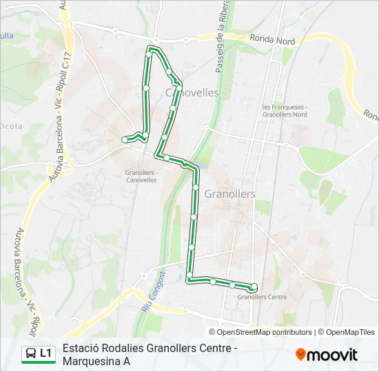 L1  Line Map