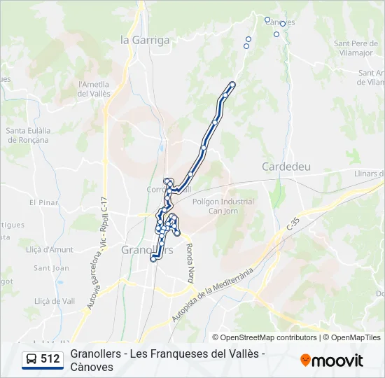 512  Line Map