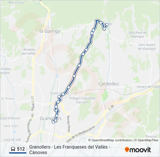 512  Line Map