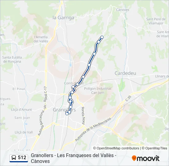 512  Line Map