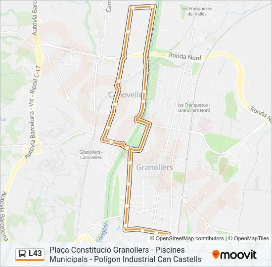 L43  Line Map