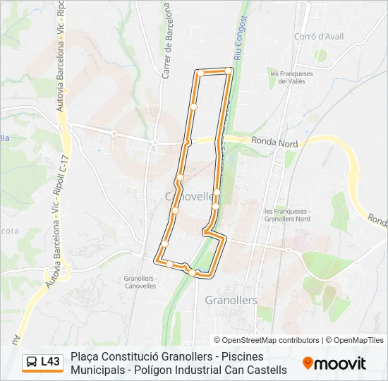 L43  Line Map