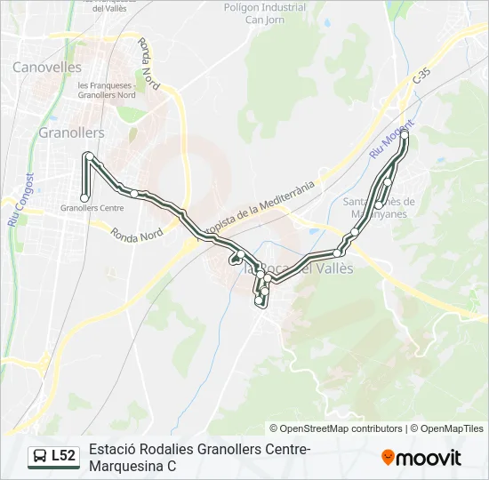 L52  Line Map