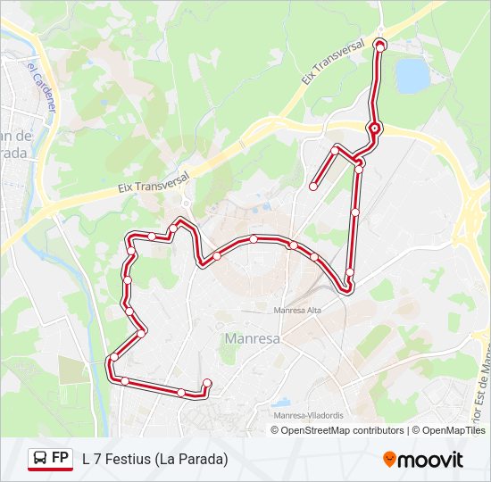 Mapa de FP de autobús