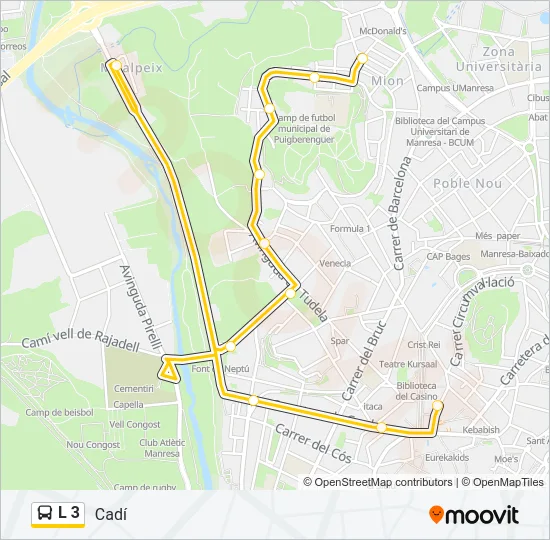L 3  Line Map