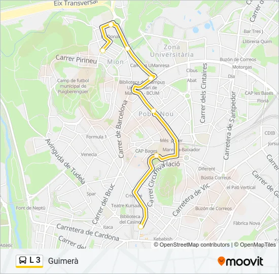 L 3  Line Map