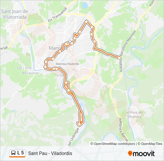 L 5  Line Map