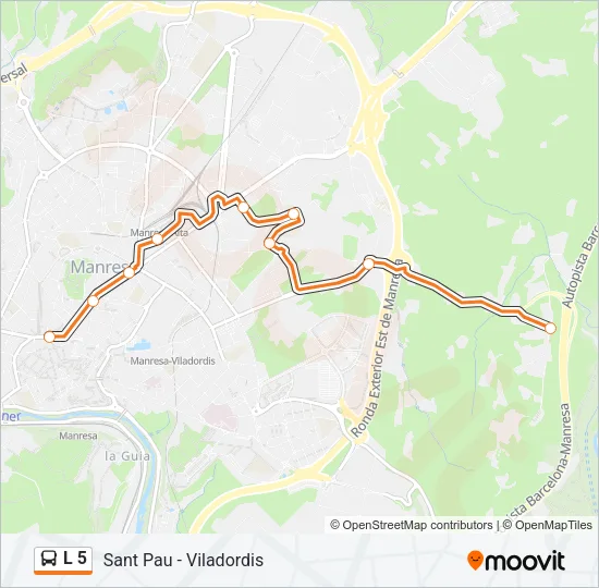 L 5  Line Map