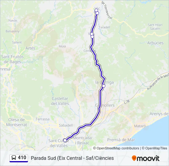 410  Line Map