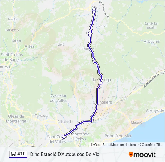 410  Line Map