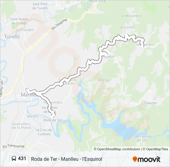 431  Line Map
