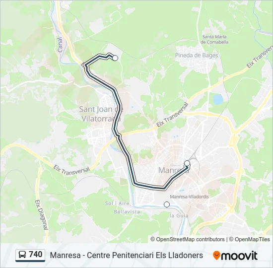 740  Line Map