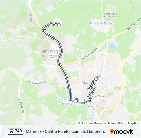 740  Line Map