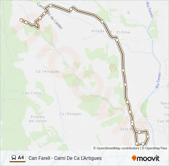 A4  Line Map