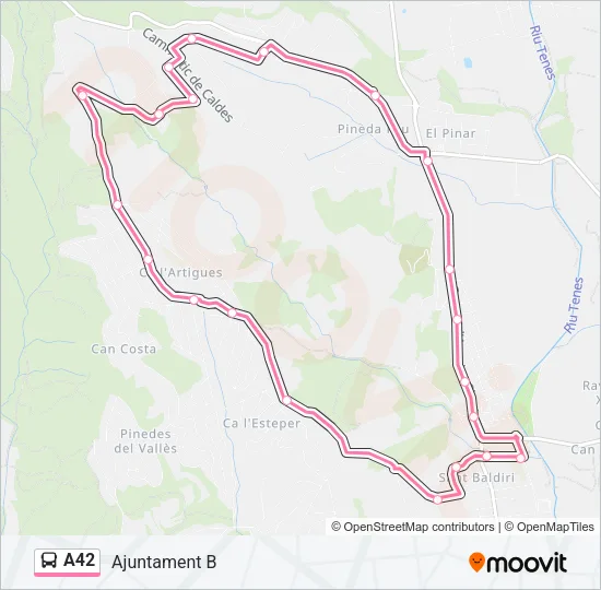 A42  Line Map